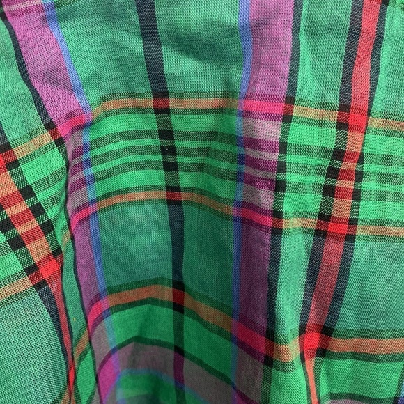 BDG Cutie Cropped Green Plaid Cami
Tank Top Tie Straps - Size Medium - Picture 8 of 13